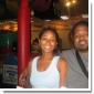 My hubby and I @ my daughter's 2nd b-day