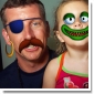 Silly Dad and daughter picture