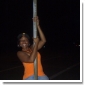 me on the street pole