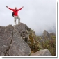 Daniel standing at the top of Machu Picchu